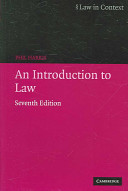 An introduction to law / Phil Harris.