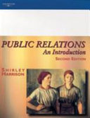 Public relations : an introduction / Shirley Harrison.