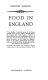 Food in England / Dorothy Hartley.