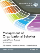 Management of organizational behavior : leading human resources / Paul Hersey, Kenneth H. Blanchard, Dewey E. Johnson.