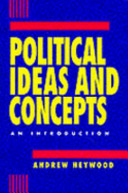 Political ideas and concepts : an introduction / Andrew Heywood.