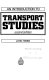 An introduction to transport studies / John Hibbs.