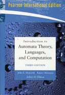 Introduction to automata theory, languages, and computation / John E. Hopcroft, Rajeev Motwani, Jeffrey D. Ullman.