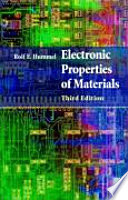 Electronic properties of materials / Rolf E. Hummel.
