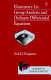 Elementary Lie group analysis and ordinary differential equations / Nail H. Ibragimov.