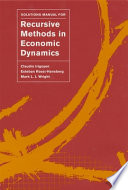 Solutions manual for Recursive methods in economic dynamics / Claudio Irigoyen, Esteban Rossi-Hansberg, Mark L.J. Wright.