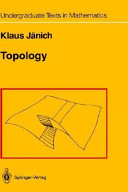 Topology / Klaus Jänich ; translated by Silvio Levy.
