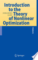 Introduction to the theory of nonlinear optimization / Johannes Jahn.