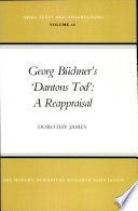 Georg Büchner's 'Dantons Tod' : a reappraisal.