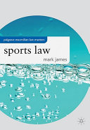 Sports law / Mark James.