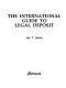 The International guide to legal deposit / Jan T. Jasion.