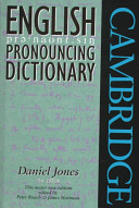English pronouncing dictionary / Daniel Jones.