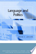 Language and politics John Joseph.