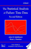 Statistical analysis of failure time data / John D. Kalbfleisch and Ross L. Prentice.