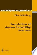 Foundations of modern probability / Olav Kallenberg.