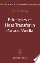 Principles of heat transfer in porous media M Kaviany.