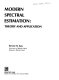 Modern spectral estimation : theory and application / Steven M. Kay.