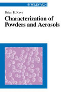 Characterisation of powders and aerosols.