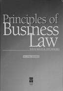 Principles of business law / DavidKelly, Ann Holmes.