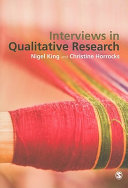 Interviews in qualitative research / Nigel King, Christine Horrocks.