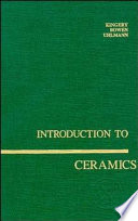 Introduction to ceramics.