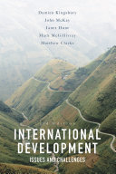 International development : issues and challenges.