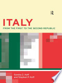 Italy : from the first to the second Republic / Sondra Z. Koff and Stephen P. Koff.