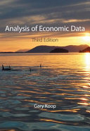 Analysis of economic data / by Gary Koop.
