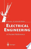 Electrical engineering : a pocket reference / Ralf Kories, Heinz Schmidt-Walter.