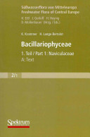 Bacillariophyceae. Kurt Krammer, Horst Lange-Bertalot.