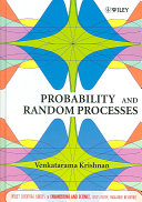 Probability and random processes / Venkatarama Krishnan.