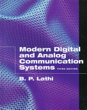 Modern digital and analog communication systems / B.P. Lathi.
