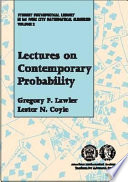 Lectures on contemporary probability / Gregory F. Lawler, Lester N. Coyle.