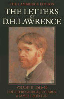 The letters of D.H. Lawrence edited by George J. Zytaruk and James T. Boulton.