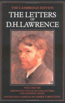 The letters of D.H. Lawrence edited by James T. Boulton.
