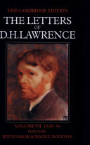 The letters of D.H. Lawrence edited by K. Sagar and James T. Boulton.