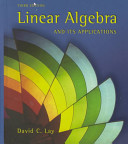 Linear algebra and its applications / David C. Lay.
