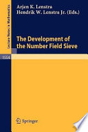 The development of the number field sieve / A.K. Lenstra, H.W. Lenstra, Jr. (eds).