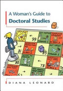 A Woman's guide to doctoral studies.