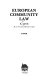 European Community law / A. Lewis.
