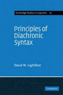Principles of diachronic syntax.