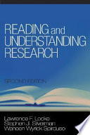 Reading and understanding research / Lawrence F. Locke, Stephen J. Silverman, Waneen Wyrick Spirduso,.