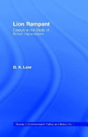 Lion rampant : essays in the study of British imperialism / (by) D.A. Low.