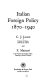 Italian foreign policy, 1870-1940 / (by) C.J. Lowe and F. Marzari.