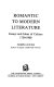 Romantic to modern literature : essays and ideas of culture, 1750-1900 / John Lucas.