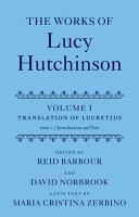 The translation of Lucretius / edited by Reid Barbour and David Norbrook.
