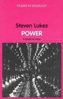 Power : a radical view / [by] Steven Lukes.