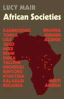 African societies / (by) Lucy Mair.
