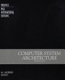 Computer system architecture / M. Morris Mano.