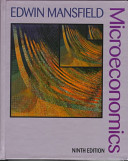 Microeconomics : theory/applications / Edwin Mansfield.